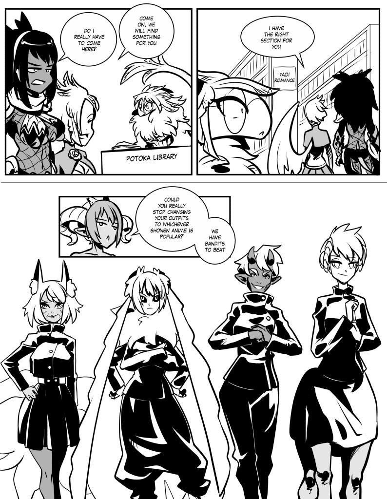 Monster girls on tour - Episode 567, Page 1: Page 567
